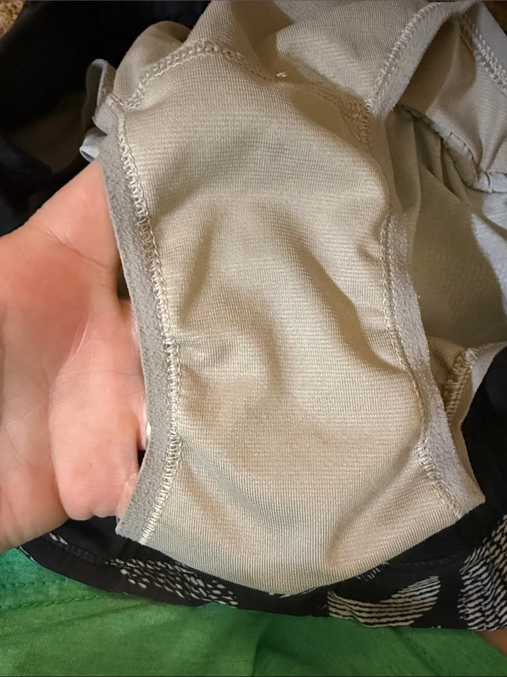 lululemon athletica tracker short IV Black and Gray Patterned Athletic Shorts